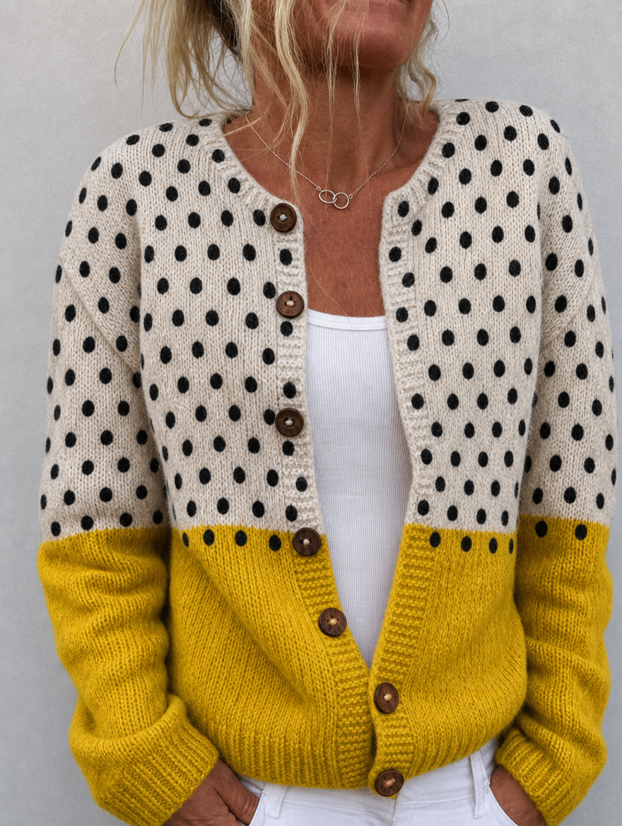 Junella™ | Vintage Knit Cardigan Sweater