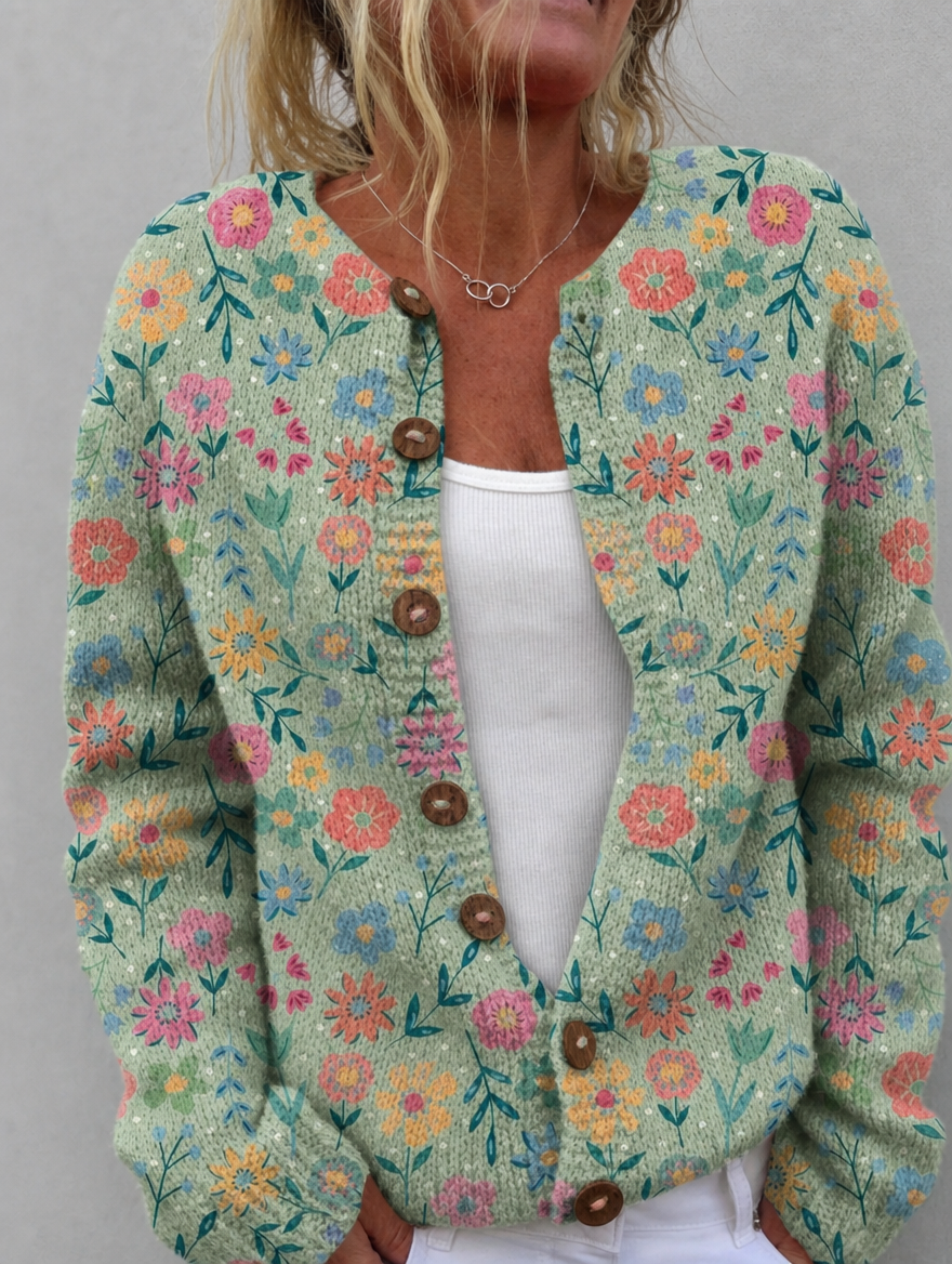 Foxfield™ | Women's Vintage Floral Cardigan