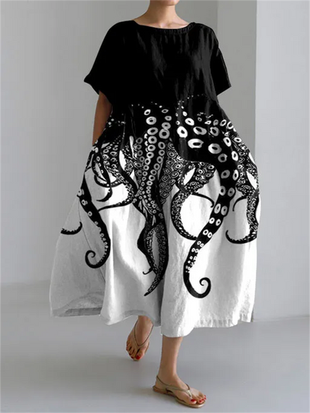 VALENTINA | Summer Floral Dress with Flattering Cut and Freedom of Movement