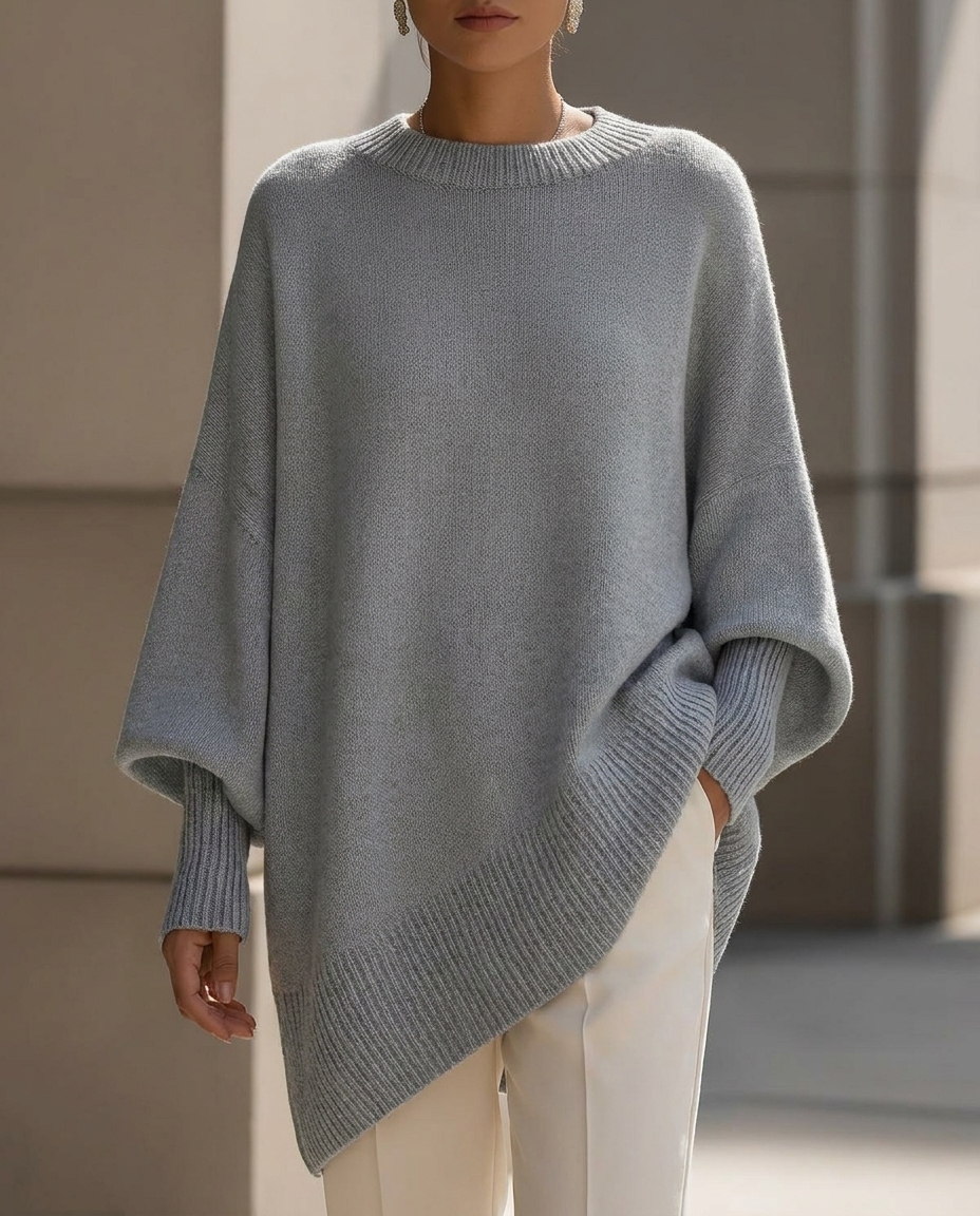Hazel | Oversized Wide Neck Sweater